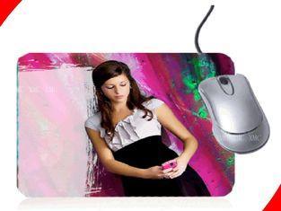 Unique 22*25 cm Rubber Photo Home Customize Mouse Pads with