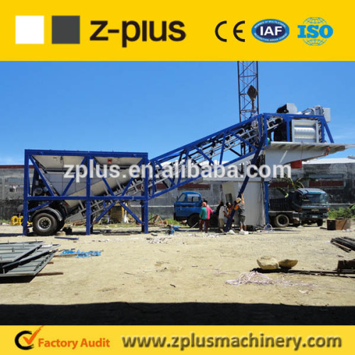 Hot Model YHZS50 Mobile Batch Plant, Ready to run without special foundation and commissioning