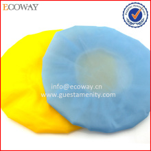 2014 Fashion Colorful cloth reusable Shower Cap for adults
