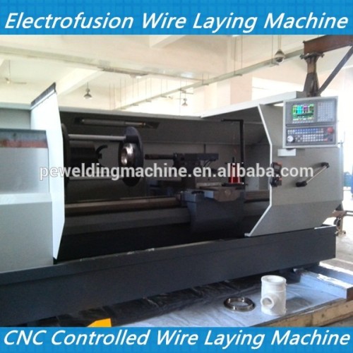 CNC electro fusion wire laying machine Polyethylene PE Electrofusion Fittings