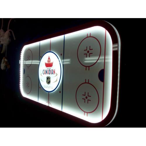Signe de lumière de patinoire de hockey