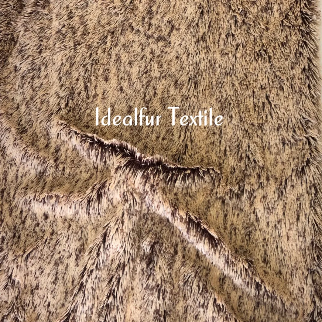 Tip-Dyed Short Pile Boa Plush/Soft PV Plush Fur