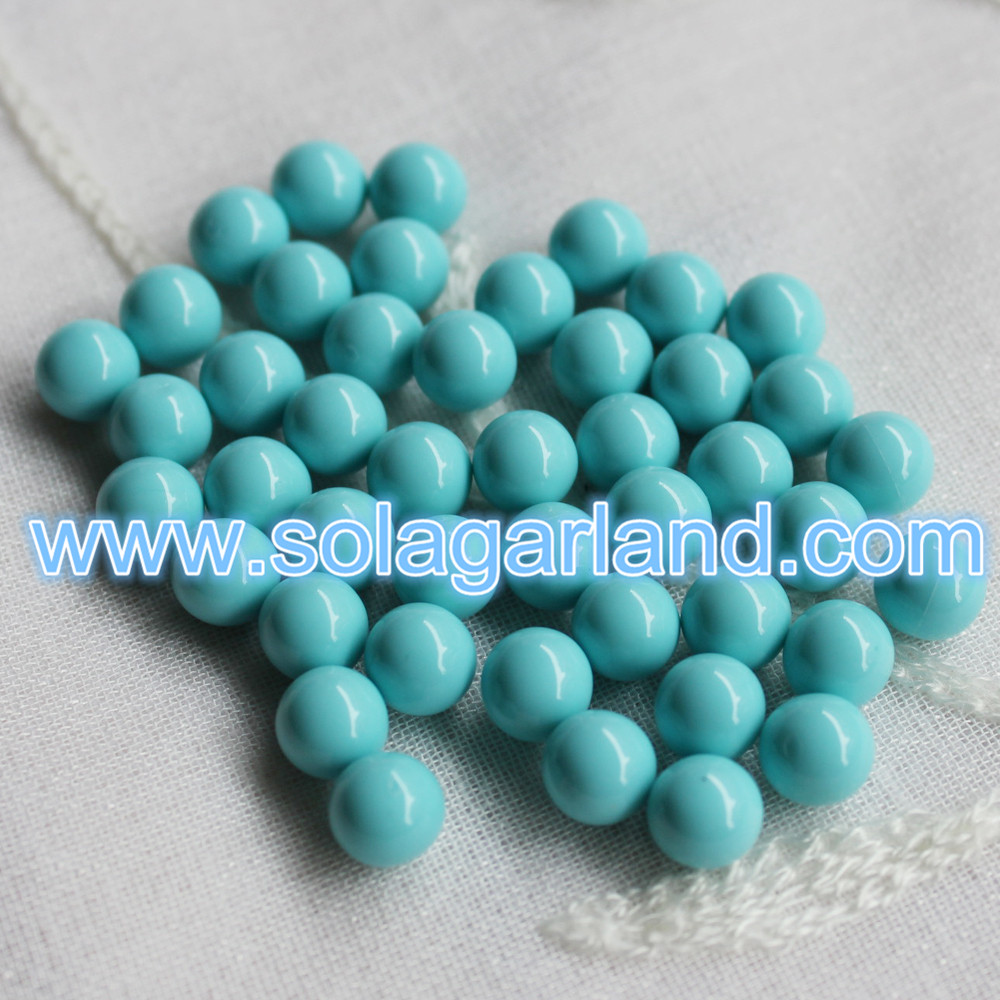 Acrylic Opaque Spacer Beads