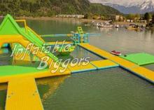 Residential Lake River Floating Inflatable Water Park Doubl