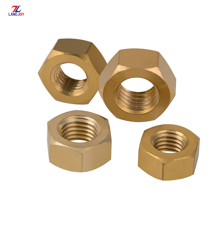 DIN934 brass nut colored hex nut brass nut