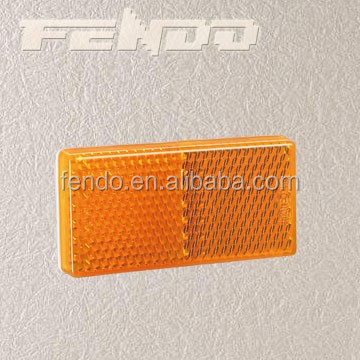 E4 Amber Rectangle Truck Trailer Safety Reflectors