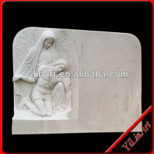 Warm Lovers Stone Tombstone Sculpture YL-R444