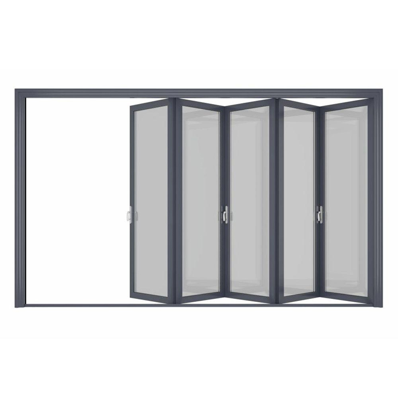 porta dobrável em liga de alumínio aluminum alloy folding door