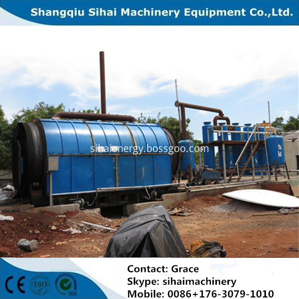 Used Car Tire Recycling To Oil Machine