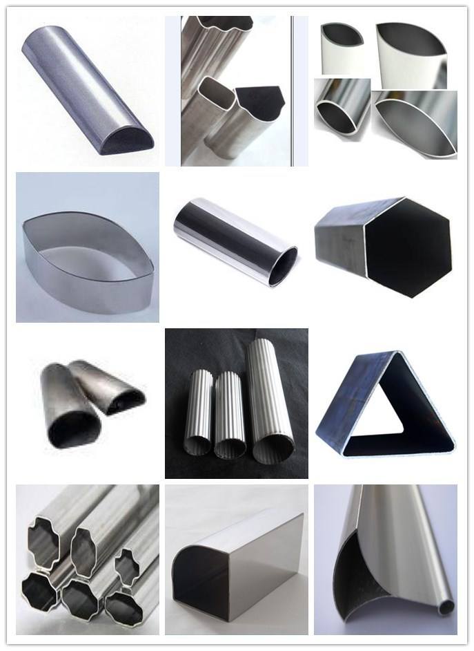 high quality Irregular Shaped pipes 304 stainless steel bizarre tube