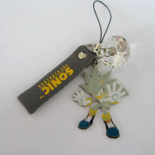 Customed Brass / Zinc Alloy Cell Phone Strap Charm For Cell Phone Decoration