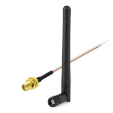 SMA Connector 868MHz Antenna - SMA Male Rubber Duck RFID Antenna with Extender Cable RG178 Pigtail