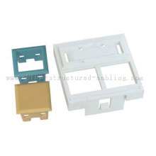 Dual Ports French Type Face Plates