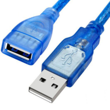 Blue Color USB A Male to A Female