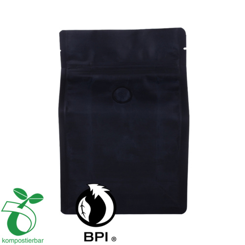 Grade Food Grade Biodegradável Bottom plana 250g Sacos de feijão de café