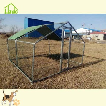 Galvanized Large Extendible Chicken Coop Run With Cover