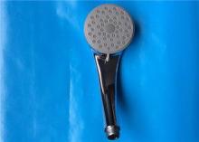 Chrome Plated Abs Multi Function Shower Head , Water Effici