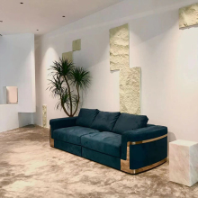 Boca New Design Modern Luxury Pure Copper Sofas