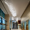 Hotel lobby mall crystal customizable pendant light