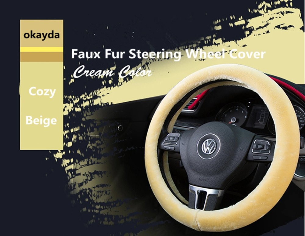 Univeral Leather Auto Steering Wheel Cover From China