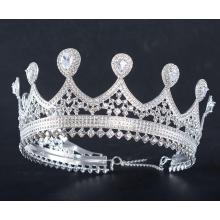 2.8 Inch Full Clear Stone Pageant Crown