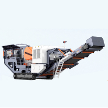 Track Mounted Primary Rock Crushing Plant: Multi-Function Self-Propelled Crawler Mobile Stone Jaw Crusher Station