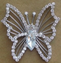 diamante crystal rhinestone butterflies
