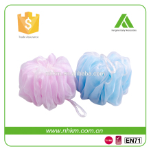 Nylon mesh sponge bath sponge bath pouf scrub sponge