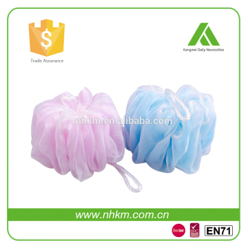 Nylon mesh sponge bath sponge bath pouf scrub sponge