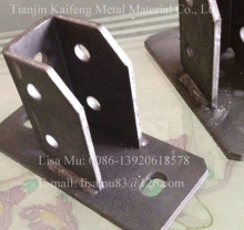 Galvanized perforated steel u channel post