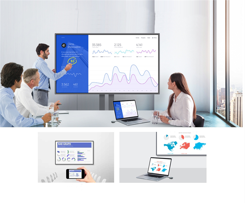 55 Inch Full HD Conference Smart Board