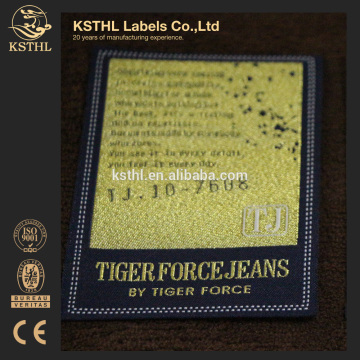 Made in china designer labels wholesale clothing labels