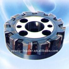 indexable fine toothed facing mill with spring clamped kr80