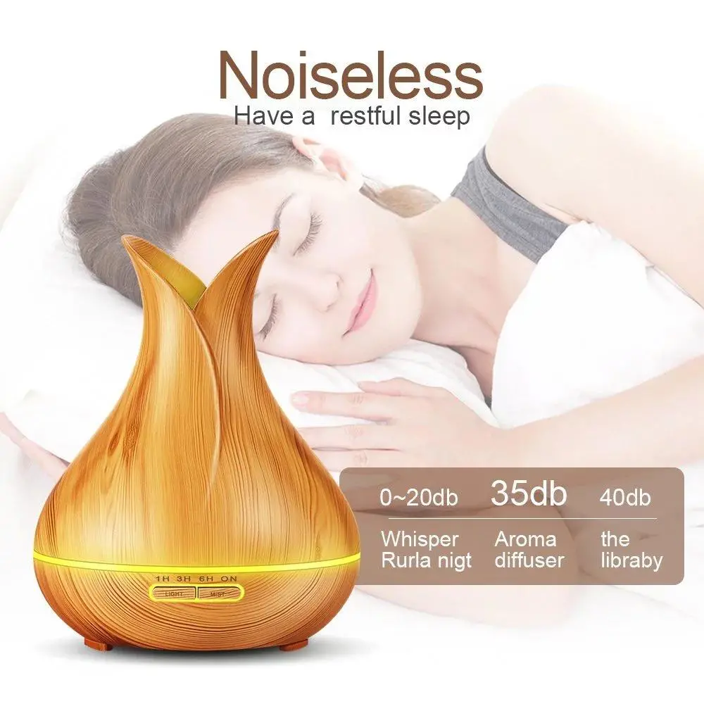 Humidifier Air Purifier LED Night Light Aroma Diffuser