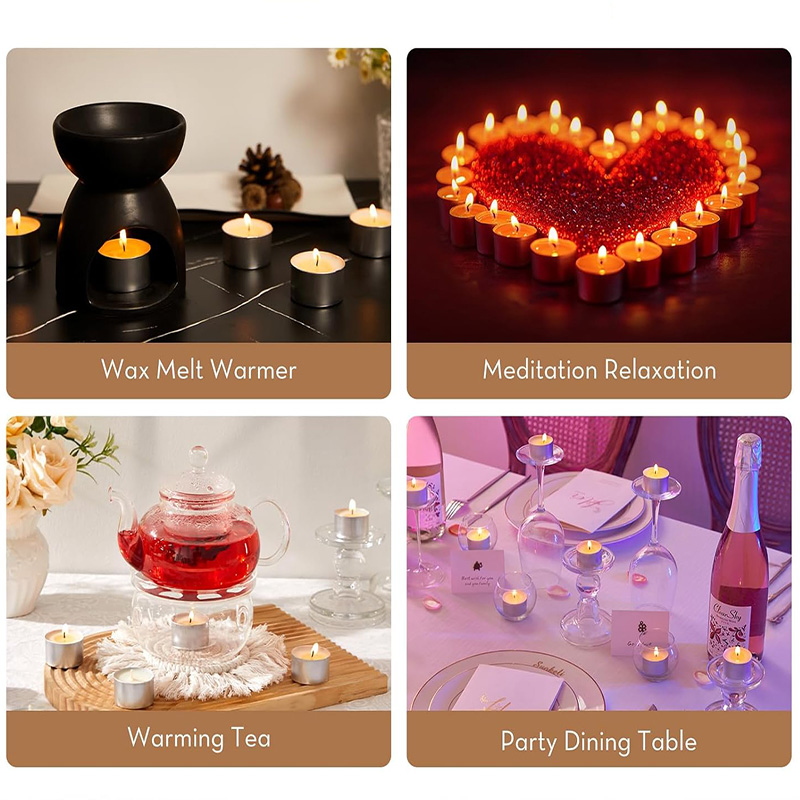 Міні Кубак чырвонага гарбатнага ліхтара для галасавых свечак 50 шт.