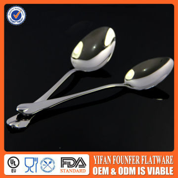 High temperature resistance baby silver spoon