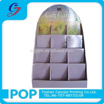 greating card holder counter top display stand