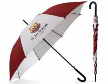 Black automatic open straight umbrella promotion golf umbrella business man with wooden handle