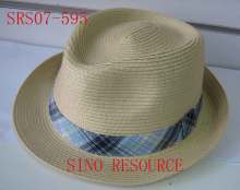 pp braid hat with cotton band