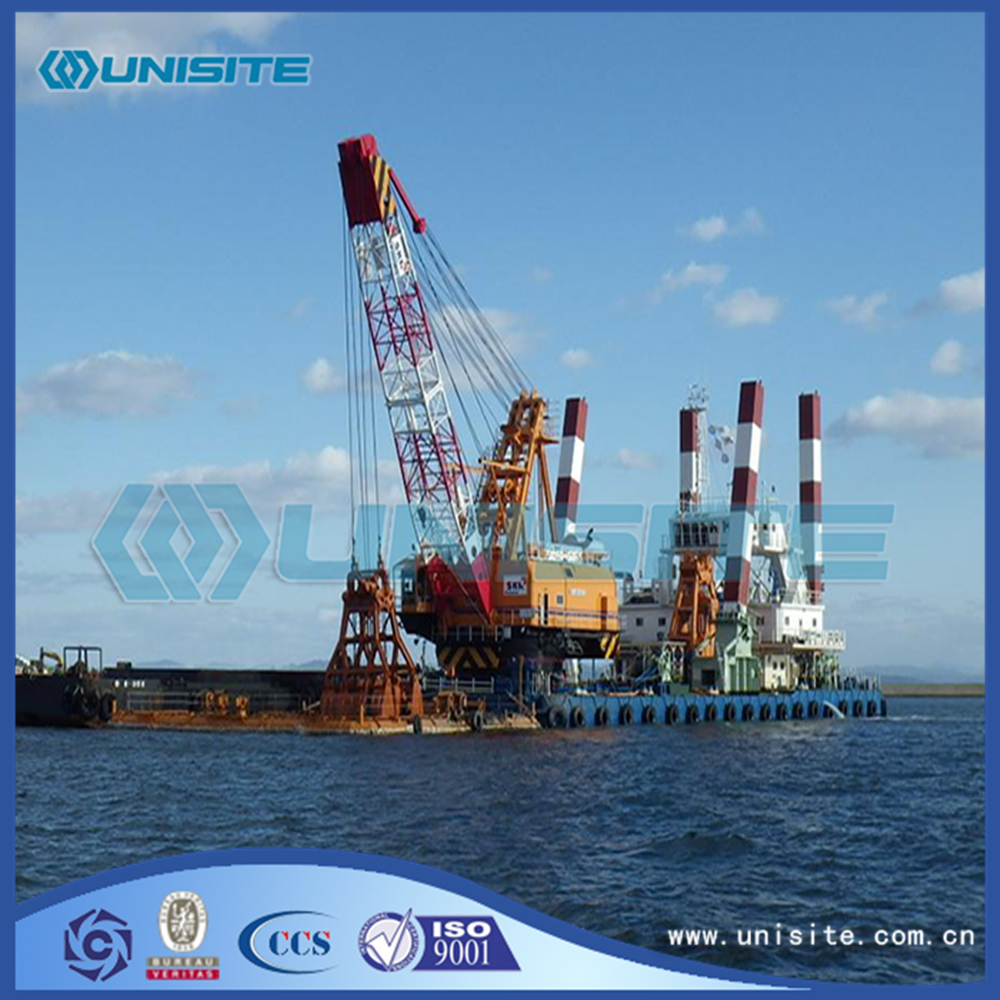 Steel marine grab dredgers