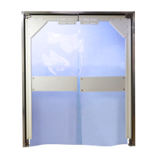 Kaltes Zimmer PVC -Vorhang schwingende Tür