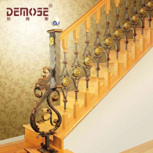 Delicate Wrought Iron Staircase Railing for Steps