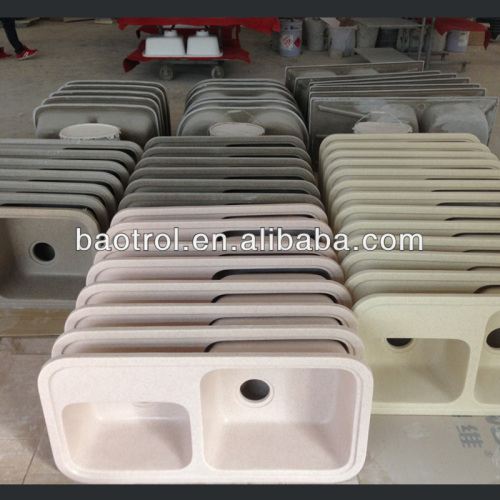 Factory direct sale acrylic solid surface kitchen sinks