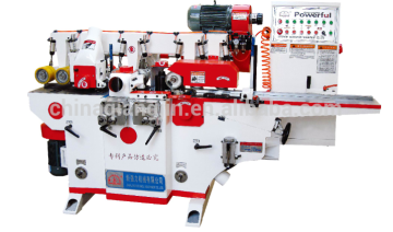 Automatic high speed four side planner with 4 spindles of width 130mm