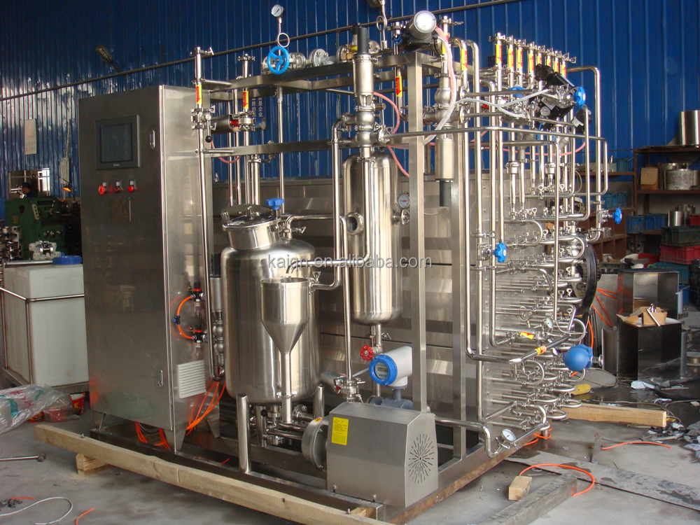 Stainless steel tubular automatic uht sterilizer beer pasteurizer egg pasteurization machine