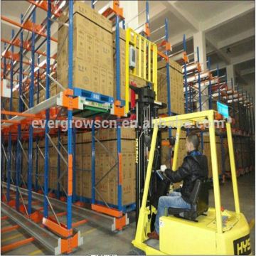 radio shuttle racking with high density works with forklifts