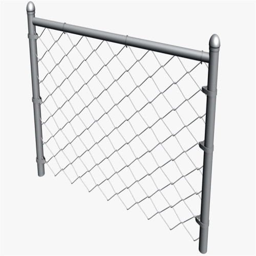 Chain link fence and gate