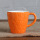 3OZ emboss tasse et soucoupe