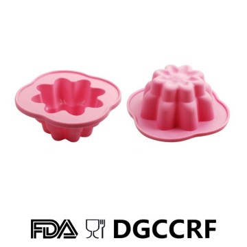 Flower Shaped Cake Cup Silicone Cupcake Mold