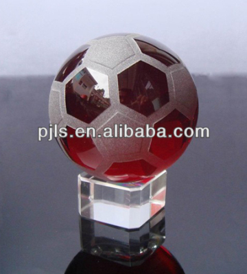 crystal sports souvenir, football trophy award